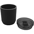 Dvoustěnný kelímek z recyklovaného plastu 180 ml, černá