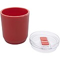 Dvoustěnný kelímek z recyklovaného plastu 180 ml, červená