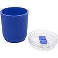 Dvoustěnný kelímek z recyklovaného plastu 180 ml, modrá