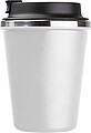 Dvoustěnný nerezový termohrnek 350 ml, bílá
