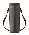 Dvoustěnný nerezový termohrnek s popruhem na rameno, 700ml