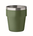 Dvoustěnný pohárek 250 ml, tmavá zelená