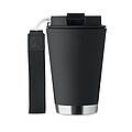 Dvoustěnný termohrnek 300 ml, černá