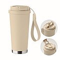 Dvoustěnný termohrnek 500ml, béžová