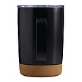 Dvoustěnný vakuový termohrnek 350 ml, černá