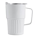Dvoustěnný vakuový termohrnek 450 ml, bílá