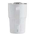 Dvoustěnný vakuový termohrnek 450 ml, bílá