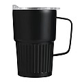 Dvoustěnný vakuový termohrnek 450 ml, černá