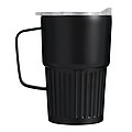 Dvoustěnný vakuový termohrnek 450 ml, černá