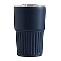 Dvoustěnný vakuový termohrnek 450 ml, modrá