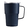 Dvoustěnný vakuový termohrnek 450 ml, modrá