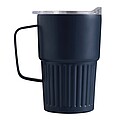 Dvoustěnný vakuový termohrnek 450 ml, modrá