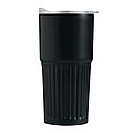 Dvoustěnný vakuový termohrnek 600 ml, černá
