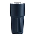 Dvoustěnný vakuový termohrnek 600 ml, modrá