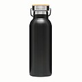 Dvouvrstvá nerezová láhev na pití, 500ml, černá