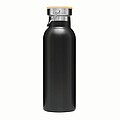 Dvouvrstvá nerezová láhev na pití, 500ml, černá