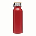 Dvouvrstvá nerezová láhev na pití, 500ml, červená