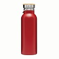 Dvouvrstvá nerezová láhev na pití, 500ml, červená