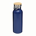 Dvouvrstvá nerezová láhev na pití, 500ml, námořní modrá