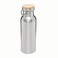 Dvouvrstvá nerezová láhev na pití, 500ml, stříbrná