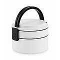 ENSALADA Dvoupatrový box na oběd, 250 ml a 700 ml, černá
