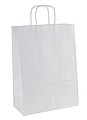 ERNA 24 Papírová taška 24 × 11 × 33 cm, kroucená držadla, bílá