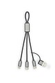 FIOSAL Ultra-silný nabíjecí kabel BrandCharger, gun metal