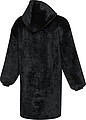 FRAZADA Unisex mikinová televizní deka, černá