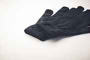 GANTERO Pletené rukavice z recyklovaného polyesteru, tmavá námořní modrá