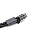 GOSTADIN Šňůrka na zápěstí na mobil s nabíjecím kabelem BrandCharger, gun metal