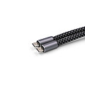 GOSTADIN Šňůrka na zápěstí na mobil s nabíjecím kabelem BrandCharger, gun metal
