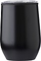 HEFROS Cestovní hrnek z nerezové oceli, 300 ml, , černá