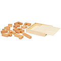 Hlavolam dřevěné puzzle