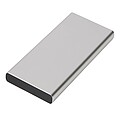 Hliníková powerbanka 10 000 mAh, stříbrná