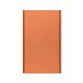 Hliníková powerbanka 4000mAh, oranžová