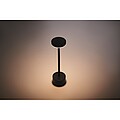 Hliníková stolní lampa, černá