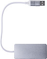 Hliníkový USB hub, stříbrný