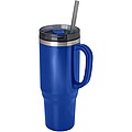 Hrnek s brčkem 1200ml, královská modrá