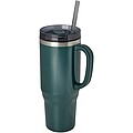 Hrnek s brčkem 1200ml, sytě zelená