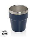 Hrnek s dvojitou stěnou, 300ml, recyklovaná ocel, námořní modrá
