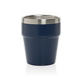 Hrnek s dvojitou stěnou, 300ml, recyklovaná ocel, námořní modrá