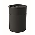 Hrnek se silikonovým návlekem, 330ml, černá