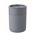 Hrnek se silikonovým návlekem, 330ml, modrošedá
