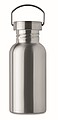 Jednostěnná láhev 500ml, stříbrná