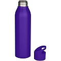 Jednostěnná láhev na vodu z recyklované nerezové oceli 650ml, fialová