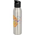 Jednostěnná láhev na vodu z recyklované nerezové oceli 650ml, stříbrná