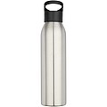 Jednostěnná láhev na vodu z recyklované nerezové oceli 650ml, stříbrná