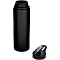 Jednostěnná láhev na vodu z recyklované nerezové oceli 800ml, černá
