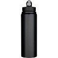 Jednostěnná láhev na vodu z recyklované nerezové oceli 800ml, černá