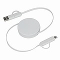 Kabel pro nabíjení a přenos dat, bílá